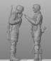 2 WWII Fallschirmjäger 1:16 unbemalt