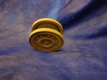 Metall Laufrolle Tiger I späte version außen  1:16