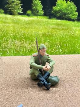 Russicher Soldaten 1:16 aus 3 d drucker noch nicht bemalt