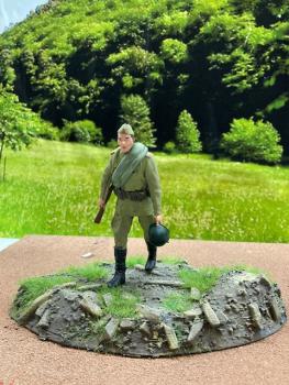 Russicher Soldaten 1:16 aus 3 d drucker noch nicht bemalt