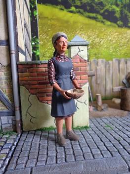 asiatam Figur Bäuerin 1:16