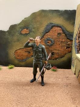 ASIATAM Deutsche Figure 1:16 unbemalt (TF-Fz45) aus resin 3 d drucker