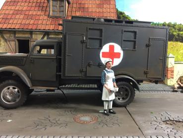 wehrmacht krankenschwester 1:16 bemalt ( MF-179)