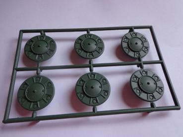 6 Blende für Laufrollen Henglong KV 1