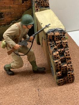 Hanbemalt US Soldaten 1:16