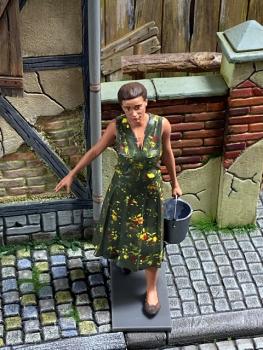 1:16 bauern figur (2) handbemalt mit eimer