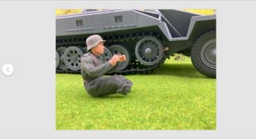1:16 Resin 3 d drucker  Figur Fahre für sdkfz 251