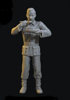 ASIATAM Deutsche Figure 1:16 unbemalt (TF-Fz36) aus resin 3 d drucker