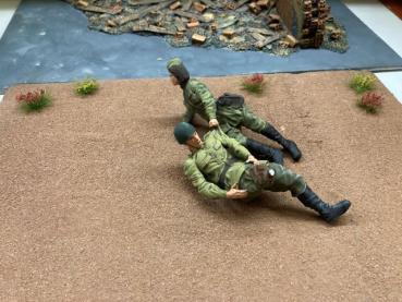 2 Figur Soldat WW2 Russischer aus 3 d Resin drucken unbemalt