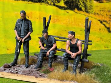 Die Wehrmacht truppen in Freie Natur handbemalt mit Base