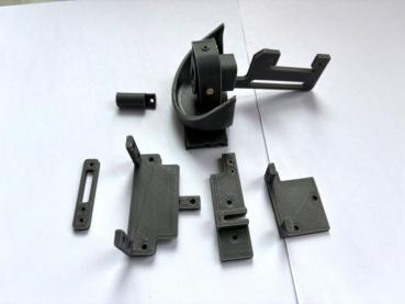 3 D drucker Rohrhalterung  Servobetrieb Jagdpanzer IV 1:16
