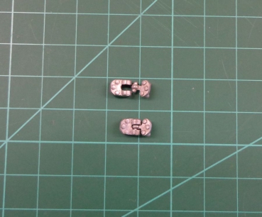 2 Metall Scharnieren 5x9mm