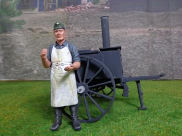 ASIATAM handbemalt Deutsche Feldküche Figur MF-80