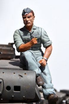 Deutsche Figur(TF-D2) unbemalt 1:16