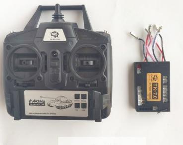 Heng long Elecktronik 2.4 GHz Fernsteuerung und Platine TK7.0