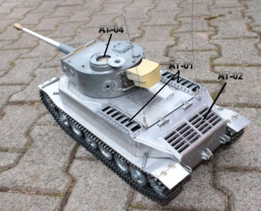 AT-02 Teile für ASIATAM Porschetiger 1:16