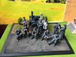 11 Figur + Gulaschkannonen + diorama handbemalt