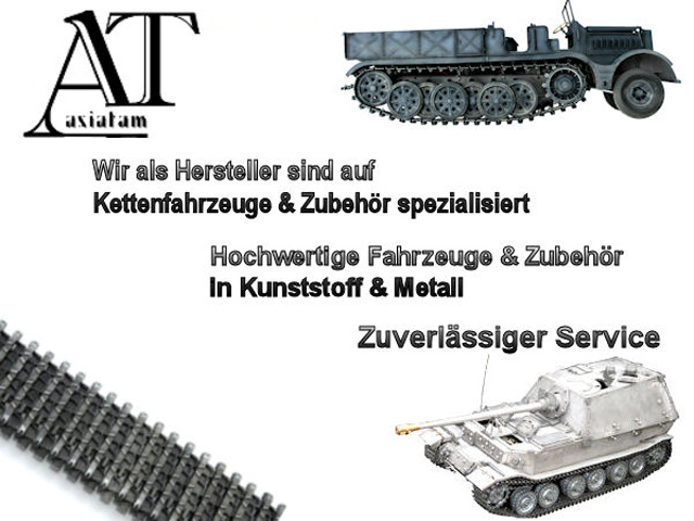 Maßstab 1:16 RC Panzer Zubehör Deutscher Werkzeugsatz früh WK II